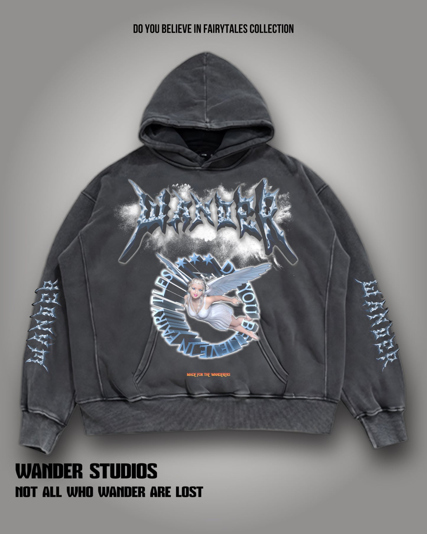 Guardian Angel Washed Hoodie