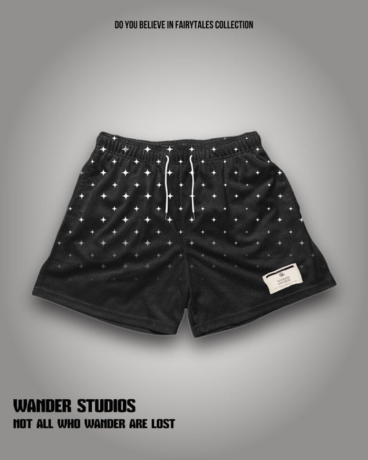 Fundametal Star mesh shorts (Black)